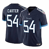 Men & Women & Youth Tennessee Titans #54 Lorenzo Carter Navy 2025 F.U.S.E. Vapor Limited Stitched Jersey,baseball caps,new era cap wholesale,wholesale hats